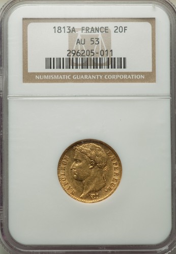 Francia oro franchi - 20, 1813