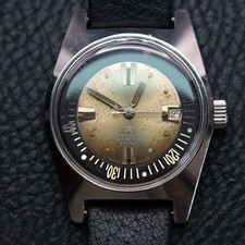 Aquastar Ref 1701 Diver Vintage Swiss Made