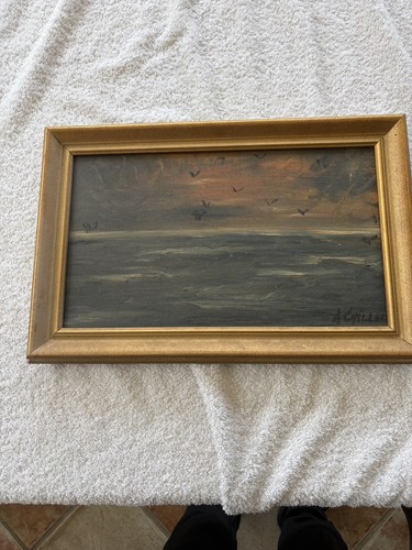 Marine huiles sur - marine, panneau