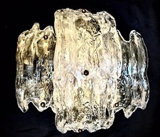 Applique Lampada SoffittO parete Vetro FIORE DI MURANO 04 ZERO QUATTRO VENINI