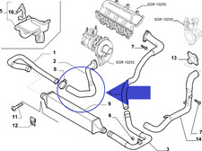 TUBO INTERCOOLER ALFA MITO
