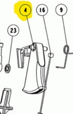 LEVA GAS 97 PER ATOMIZZATORE