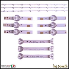 KIT 3 BARRE LED TV PER SAMSUNG 40" HG40EJ470MK HG40EJ470MKXEN