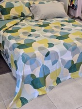 Lenzuola-copriletto Matrimoniali completo Percalle Tessitura Randi 