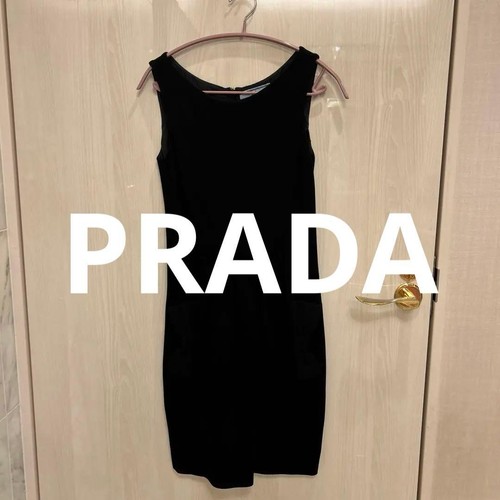 Used prada ribbon pocket - prada, black