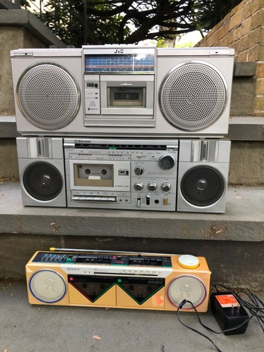 Lotto boombox jvc sony - di,