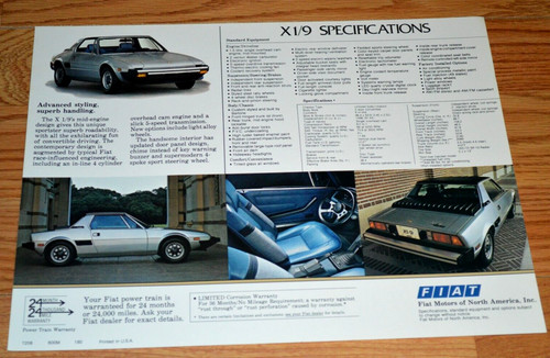 1980 fiat first look - fiat, 1/9