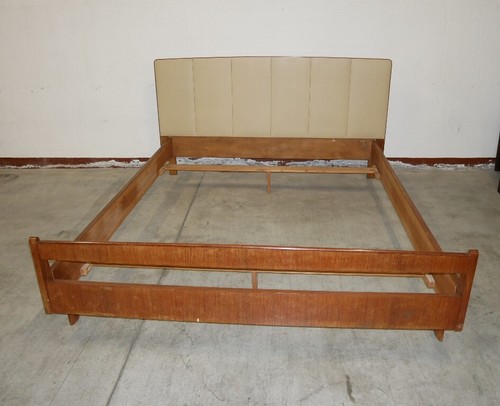 Letto matrimoniale anni 60 - letto,