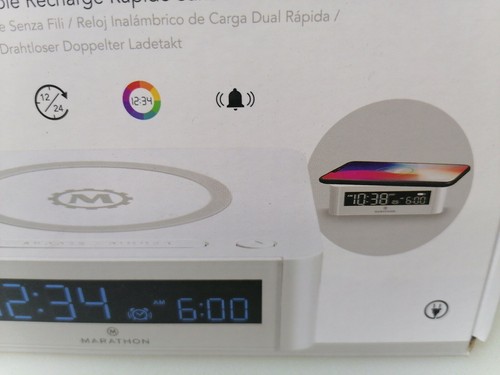 Sveglia con ricarica wireless - sveglia,