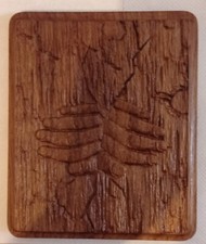Quadretto artistico scolpito a