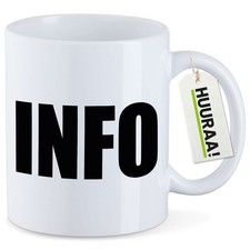 Tazza caffè info simbolo idea