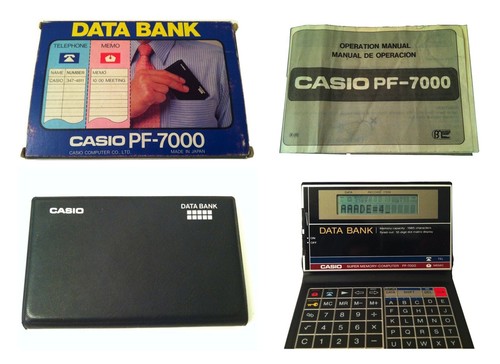 Casio 7000 data bank - pf,