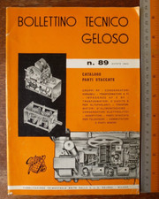 Bollettino tecnico geloso 89 - bollettino, n.89