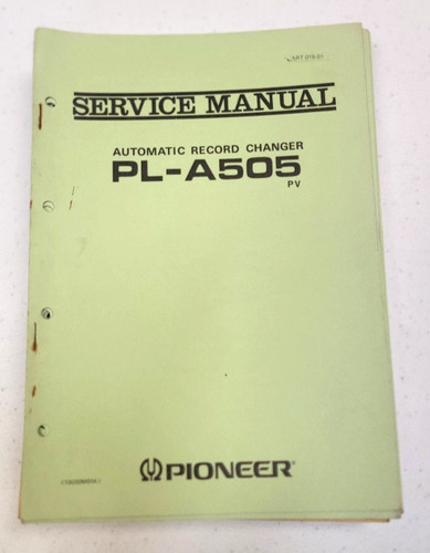 Pioneer a505 - pl-a505, (pv)
