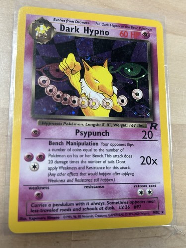 Dark hypno pokemon card 1995 - dark,