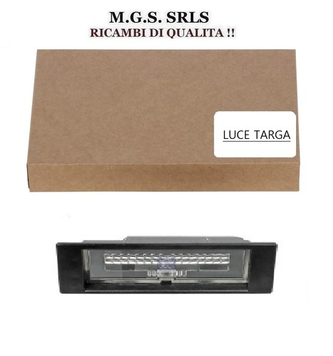 Luce targa per fiat - per, barchetta