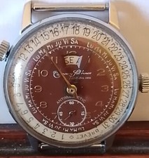 Cuervo y Sobrinos Triplo Calendario ANNI 40 34mm