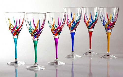 Set bicchieri vino - 6, da