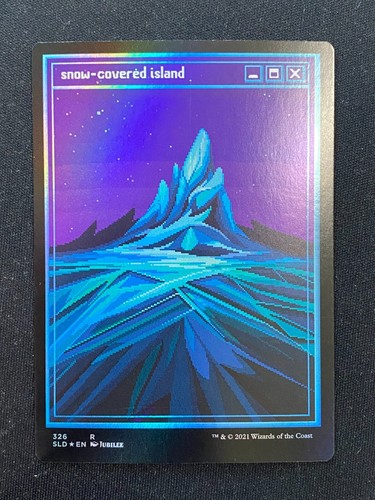 Snow covered island - island,