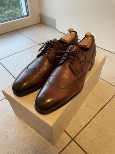 Santoni scarpe stringate uomo
