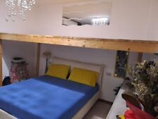 Soppalco in Legno di Abete Chiaro per Letto / Guardaroba o Altro