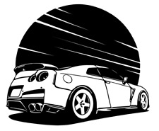 Adesivo sticker nissan gtr