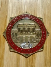 Vespa Club D'Italia placca Congresso (plakette badge plaque piaggio Vespistico)
