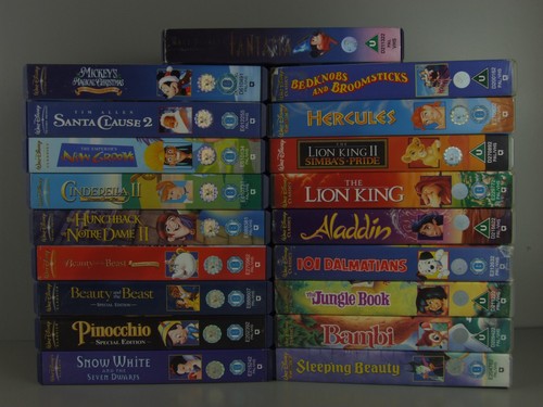 Disney vhs video tapes inc - 19,