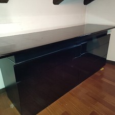 cassettiera camera da letto usata laccata nera