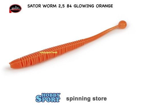 Molix sator worm - sator, 2,5"