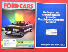 FORD CARS 1982 Brochure Fiesta