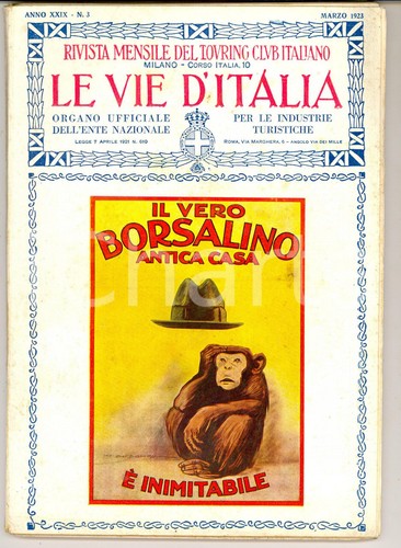 1923 vie italia tci - le, d'italia