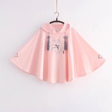 Cappa Poncho Con Cappuccio Per