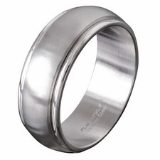 Anello da dito in acciaio inox ansia anello fascia anello girevole anello antistress 