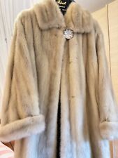 Pelliccia puro visone bianco