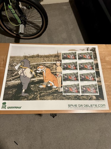 Banksy save and delete green - delete,