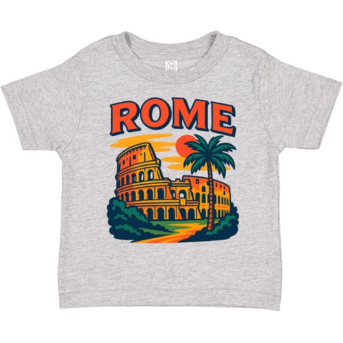 Shirt inktastic roma italia - roma,