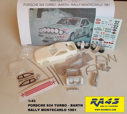 Porsche 924 turbo rally - 1/43,