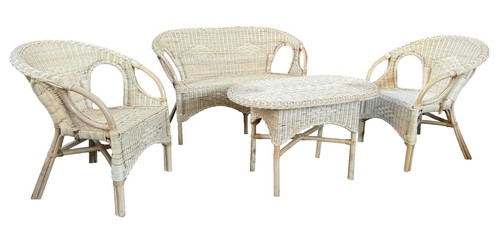 Salotto vimini midollino - vimini,