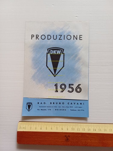 Dkw produzione modelli 1956 - dkw,
