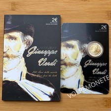 2 EURO ITALIA 2013 GIUSEPPE VERDI FDC IN BLISTER - SUBITO DISPONIBILE
