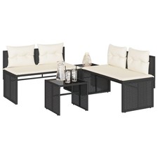 Set Divano da Giardino 4pz con