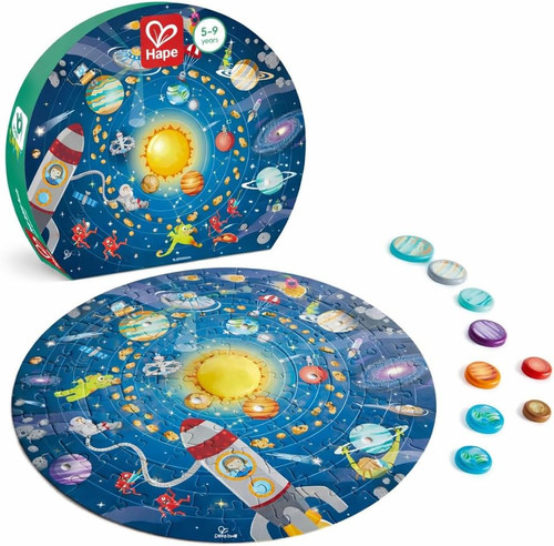 Puzzle sistema solare con led - sistema,