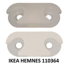 2x Cerniera compatibile rinforzata in nylon per scarpiera IKEA HEMNES #110364