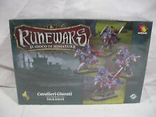 GIOCO DI MINIATURE WARHAMMER RUNEWARS FANTASY CAVALIERI GIURATI W/BOX