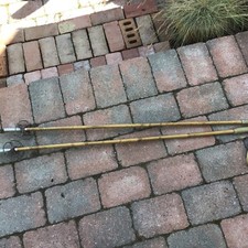 COPPIA BASTONCINI DA SCI AUSTRIACI VINTAGE, ANTIQUARIATO SPORT INVERNALI~PROP~ESPOSIZIONE