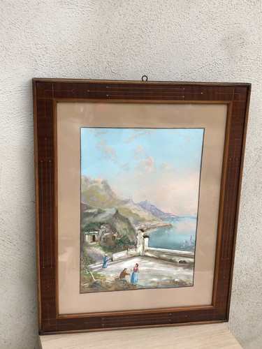 Quadro vintage gouache - quadro,