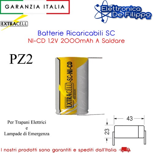 Batterie ricaricabile sc - 2,