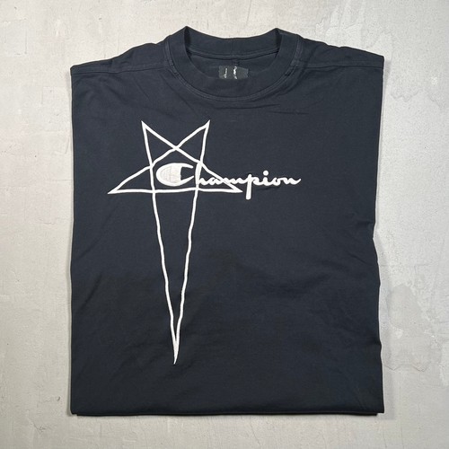 Shirt nera rick owens - t-shirt,