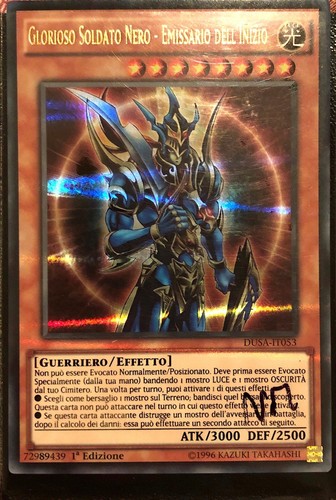 Glorioso soldato nero - soldato,